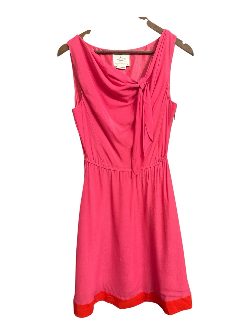 Kate Spade New York Dress Size 4 Dalene Sleeveless Viscose Preppy Minimalist